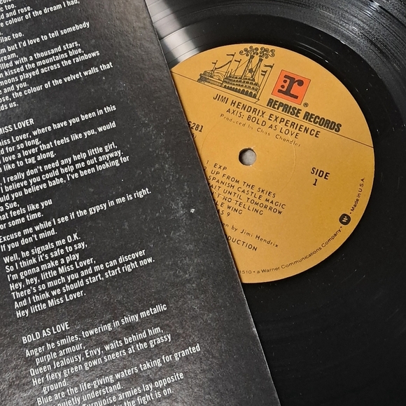Vintage Jimi Hendrix Experience - Axis Bold As Love Vinyl - Picture 2 of 2